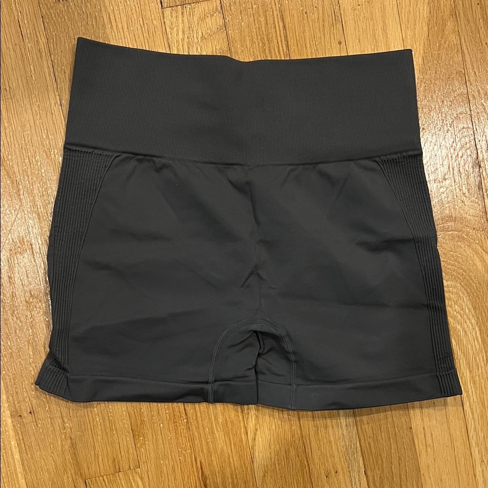 Dark Grey Women's High-Waisted Shorts